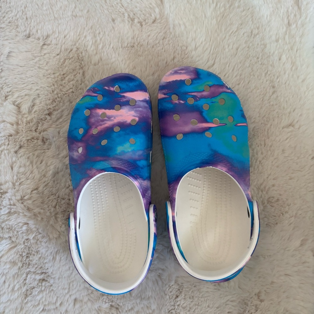 Tie Dye Crocs